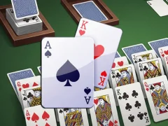 Spel Dubbele klondike solitaire kaart aanlyn