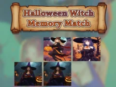 Spel Halloween Witch Memory Match aanlyn