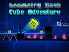 Spel Geometrie Dash Cube Adventure aanlyn