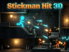 Spel Stickman Hit 3D aanlyn