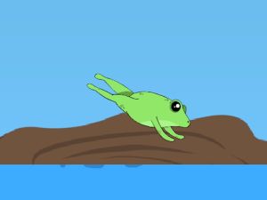 Spel Froggy Hop aanlyn