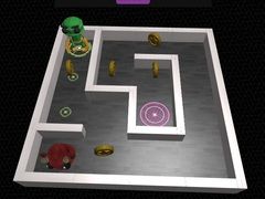 Spel 3D Labirint en Robot aanlyn