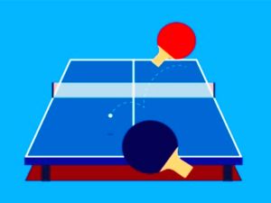 Spel Ping pong bal spel aanlyn aanlyn