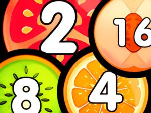 Spel Merge Balls Shooter 2048 Connect Fruit aanlyn