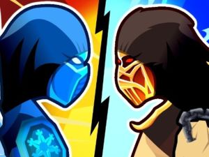 Spel Stickman Kombat 2d aanlyn