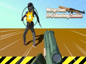 Spel Merge Gun FPS skiet zombie aanlyn