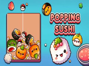 Spel Popping sushi aanlyn