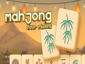 Spel Mahjong Four Rivers aanlyn