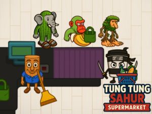 Spel Tung Tung Sahur Supermark aanlyn