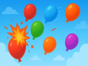 Spel Ballon pop waansin aanlyn