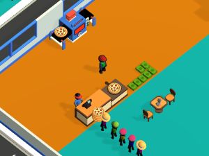 Spel Cheez pizza gereed aanlyn