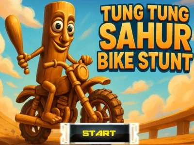 Spel Tung Tung Sahur Bike Stunt aanlyn