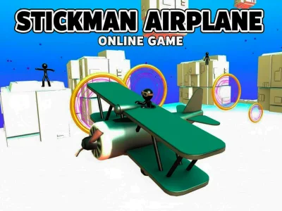 Spel Stickman-vliegtuig aanlyn