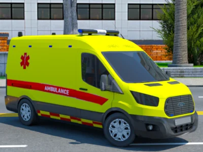 Spel Nood Ambulans Game aanlyn
