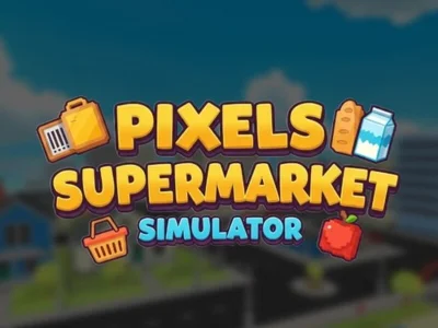 Spel Pixels Supermark Simulator aanlyn