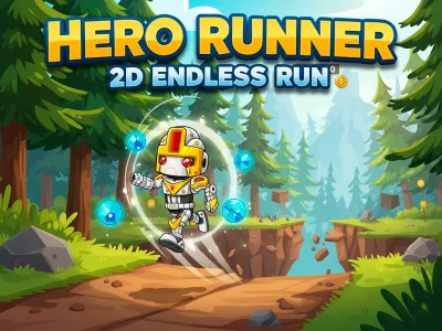 Spel Hero Runner 2D Endless Run aanlyn