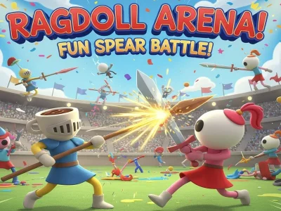 Spel Ragdoll Arena! Prettige Spear Battle! aanlyn