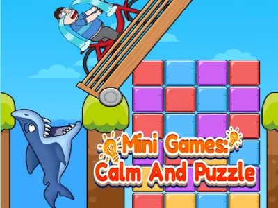 Spel Mini -speletjies kalm en legkaart aanlyn