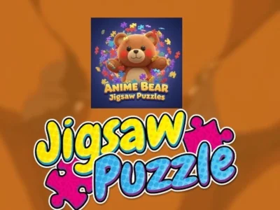 Spel Anime Bear legkaarte aanlyn