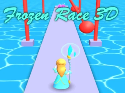 Spel Frozen Race 3D aanlyn