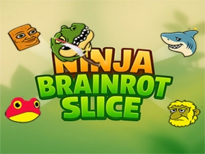 Spel Ninja Brainrot Slice aanlyn