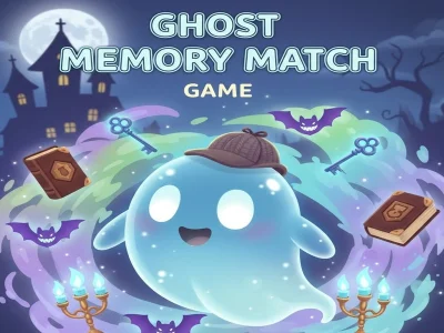 Spel Ghost Memory Match aanlyn