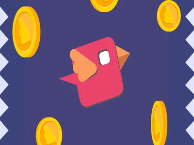 Spel Tappy Bird- vermy die spykers aanlyn