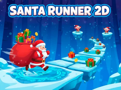 Spel Santa Runner 2D aanlyn