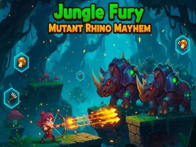 Spel Jungle Fury Mutant Rhino Mayhem aanlyn
