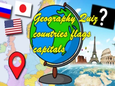 Spel Geografie Vasvra lande vlag hoofstede aanlyn