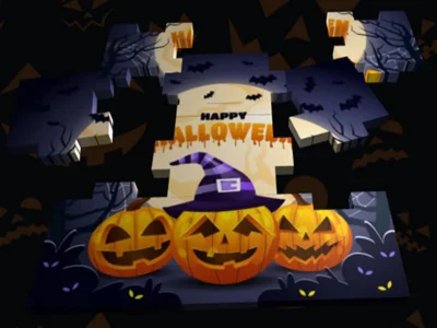 Spel 3D Halloween figuursaag aanlyn