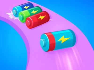 Spel Battery Run 3D aanlyn