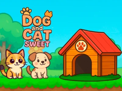 Spel Hond en Kat Soet aanlyn