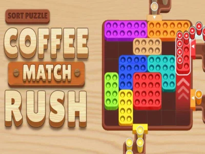 Spel Koffie-wedstryd Rush: Sorteer legkaart aanlyn