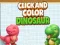 Spel Klik en kleur dinosourusse aanlyn