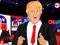 Spel Donald Trump teenoor Hillary Clinton aanlyn