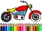 Spel Terug na Skool: Motorfiets Kleur aanlyn