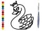 Spel Terug na Skool: Swan Kleurboek aanlyn