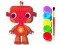Spel Terug na skool: Robot Kleurboek aanlyn