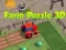 Spel Plaas Legpuzzel 3D aanlyn