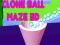 Spel Kloon Bal Labirint 3D aanlyn