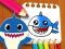 Spel Baby Shark Kleurboek aanlyn