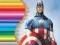 Spel Kleurboek vir Captain America aanlyn