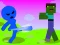 Spel Stickman Zombi Ontsnapping aanlyn