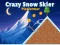 Spel Crazy Snow Skier: platformspeler aanlyn