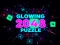 Spel Glowing 2048 Puzzle aanlyn