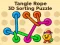 Spel Hazel Tangle Rope 3D: Sorteer legkaart aanlyn