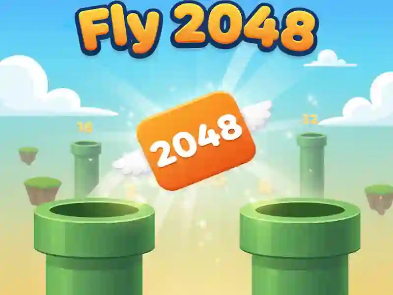 Spel Vlieg 2048 aanlyn