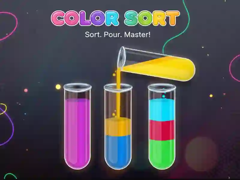 Spel Color Sort aanlyn