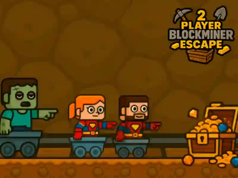 Spel 2 Speler Blockminer Escape aanlyn